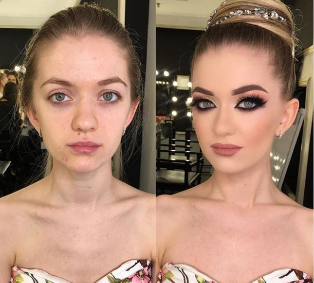 Before And After Photos Showing The Transformative Power Of Makeup 4284