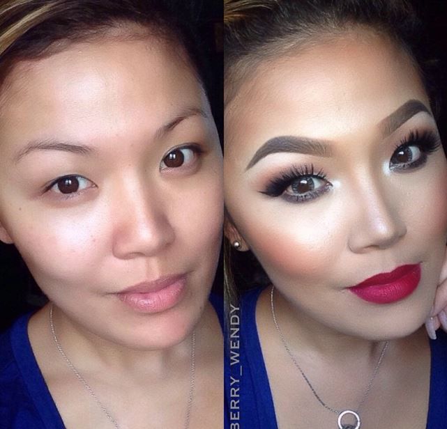 Before And After Photos Showing The Transformative Power Of Makeup 2552