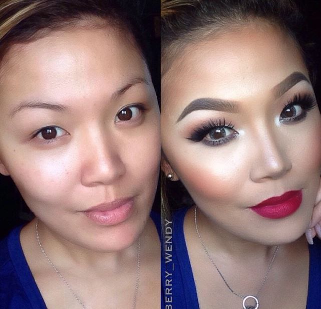 Before and After Photos Showing the Transformative Power of Makeup