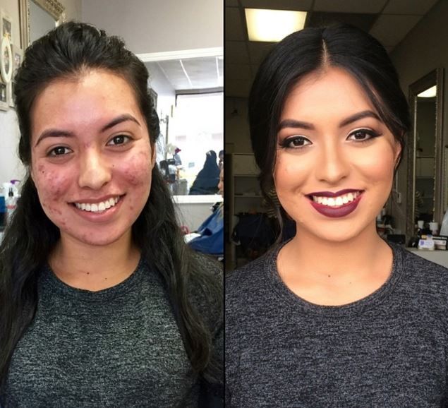 Before And After Photos Showing The Transformative Power Of Makeup 2513