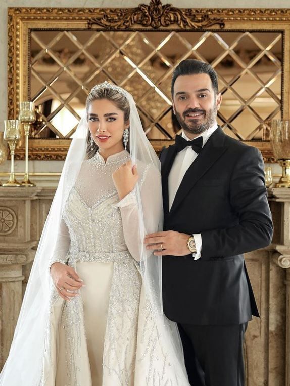 Anashid Hosseini, Custom Bridal Gown Designer, got married a second time