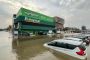 Heavy Rains Flooded the Streets of Najaf in Southern Iraq