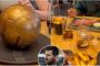 Lionel Messi offers to taste the Golden Ball at his new restaurant