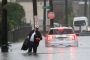 Heavy rain in New York City