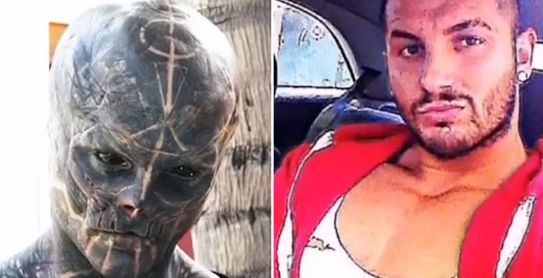 35-year-old man stuns the world by transforming into a 'Black Alien'