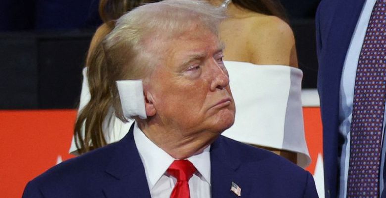 Republicans wear ear bandages to demonstrate 'solidarity' with Trump