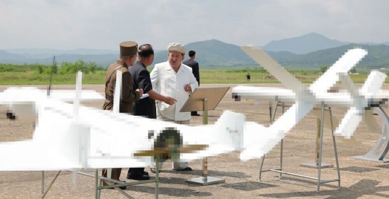 North Korea's Kim Jong Un supervises trials of 'suicide drones'