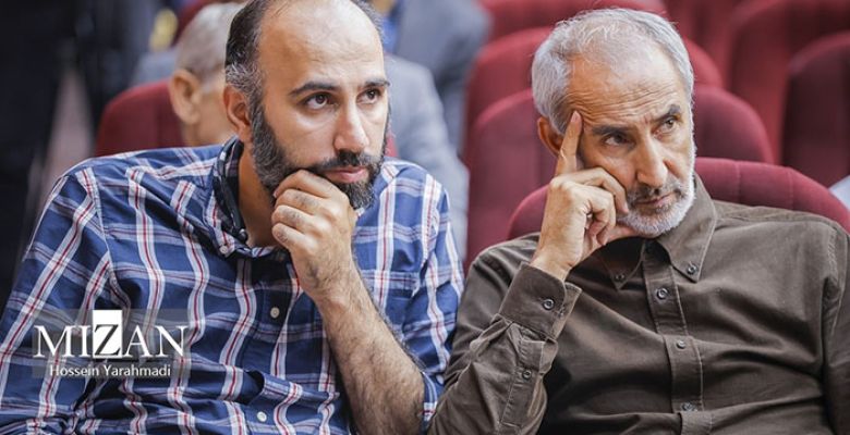 Hamid Nouri in court addressing the allegations directed at the leaders of the MEK