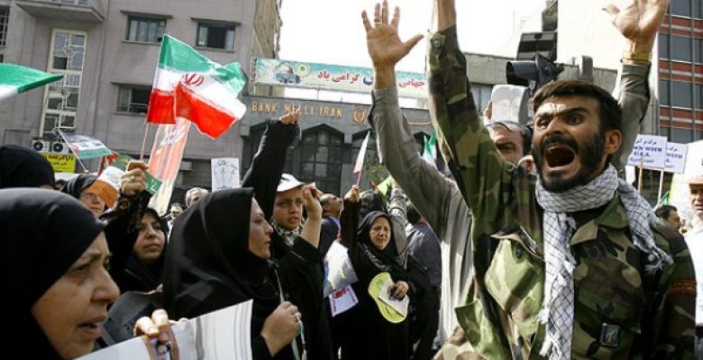 The record holder of flag burning in Iran!