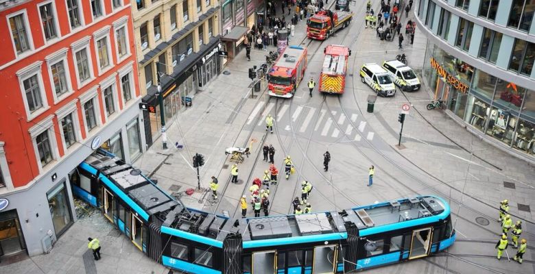 Tram Derailment in Oslo: Tram Crashes into Busy Apple Store, Sparking Public Safety Concerns