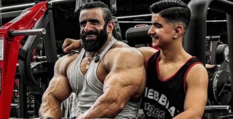 The bodybuilding champion prepares his son to pursue this sport